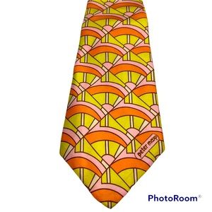 Peter Max Original 70’s Pop Art Men’s Necktie Beautiful Design Great Gra…